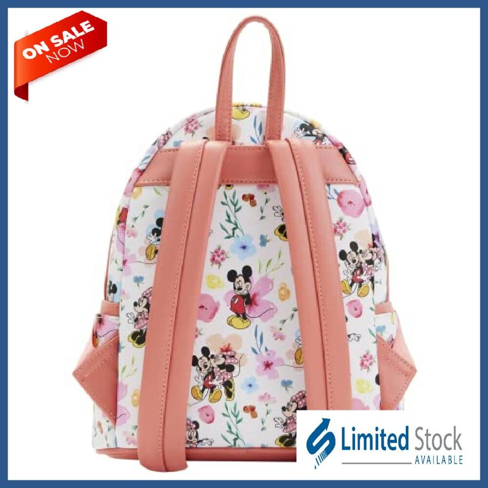 Mini Backpack Vegan Leather Multiple Pockets Adju… - image 3